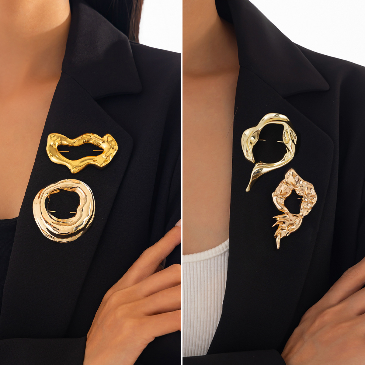 Women Accessories Trendy - Nouvelles Broches Irrégulières Tendance pour Femmes