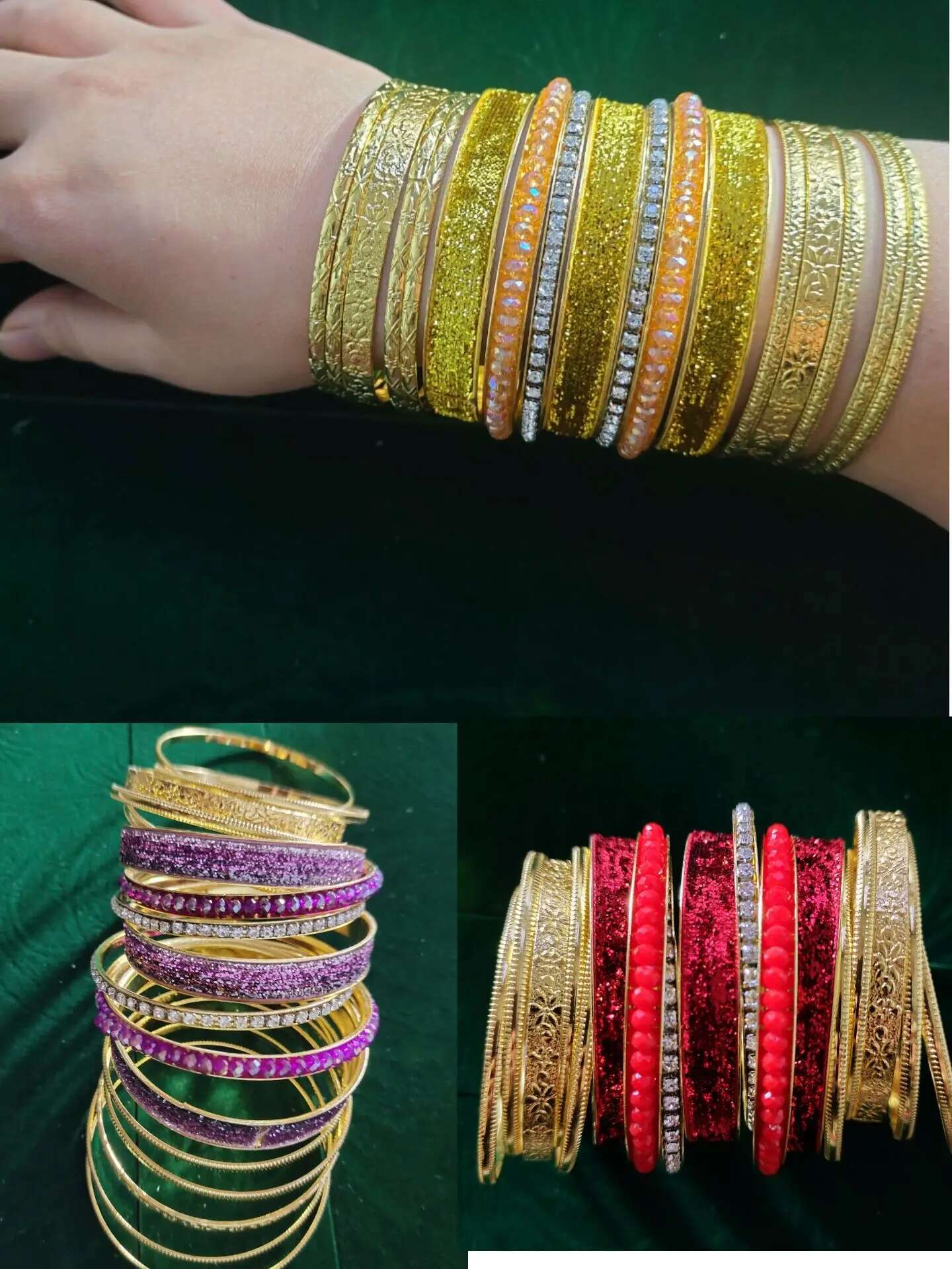 Women Accessories India - Bracelet multi-anneaux de danse indienne, accessoires