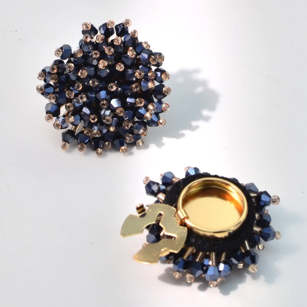 Women Accessories Trendy - Couvre-boutons élégants, 2 pièces, boutons de