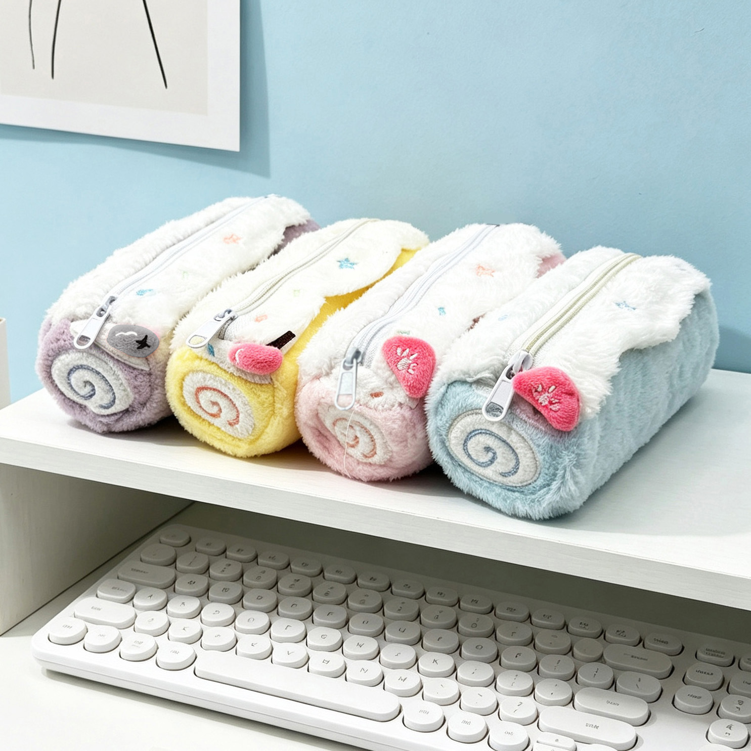 Women'S Vanity Accessories - Trousse à Crayons en Peluche Mignonne