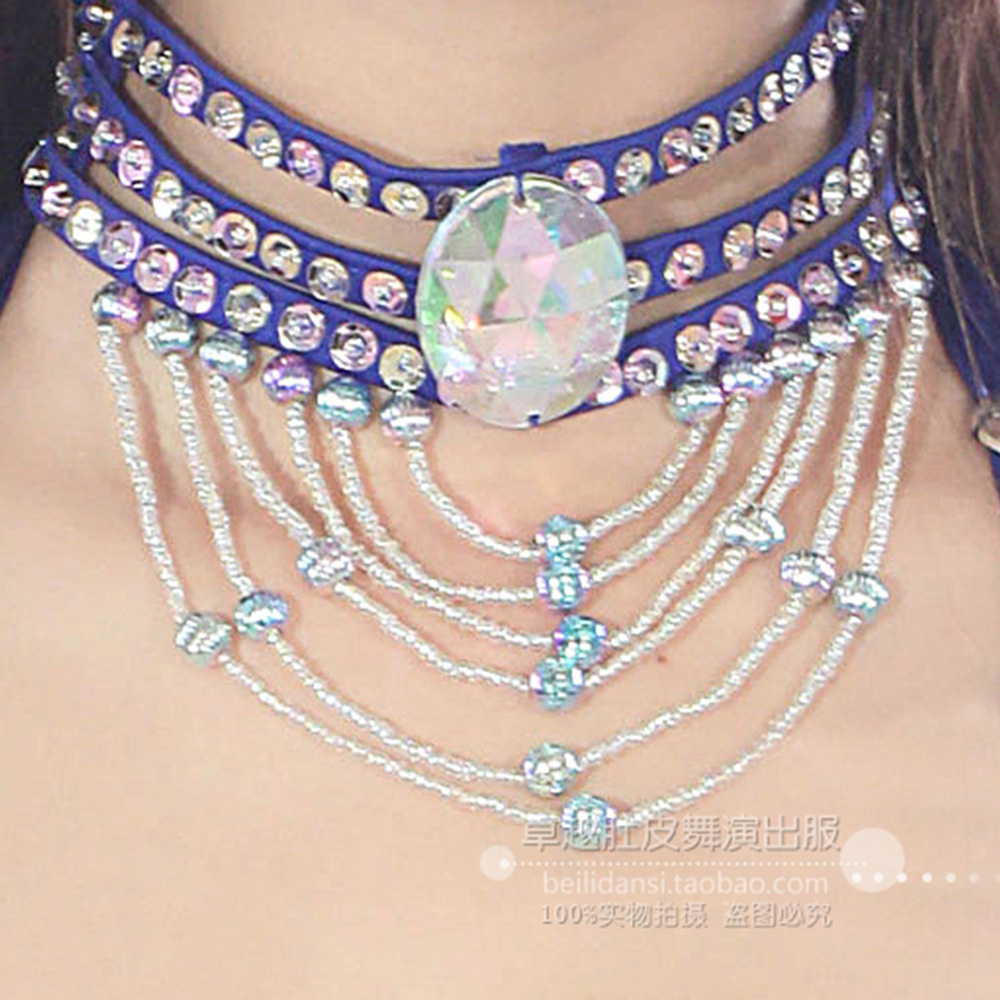 Women Accessories India - Hanfu-Collier de diamants pour femme adulte,