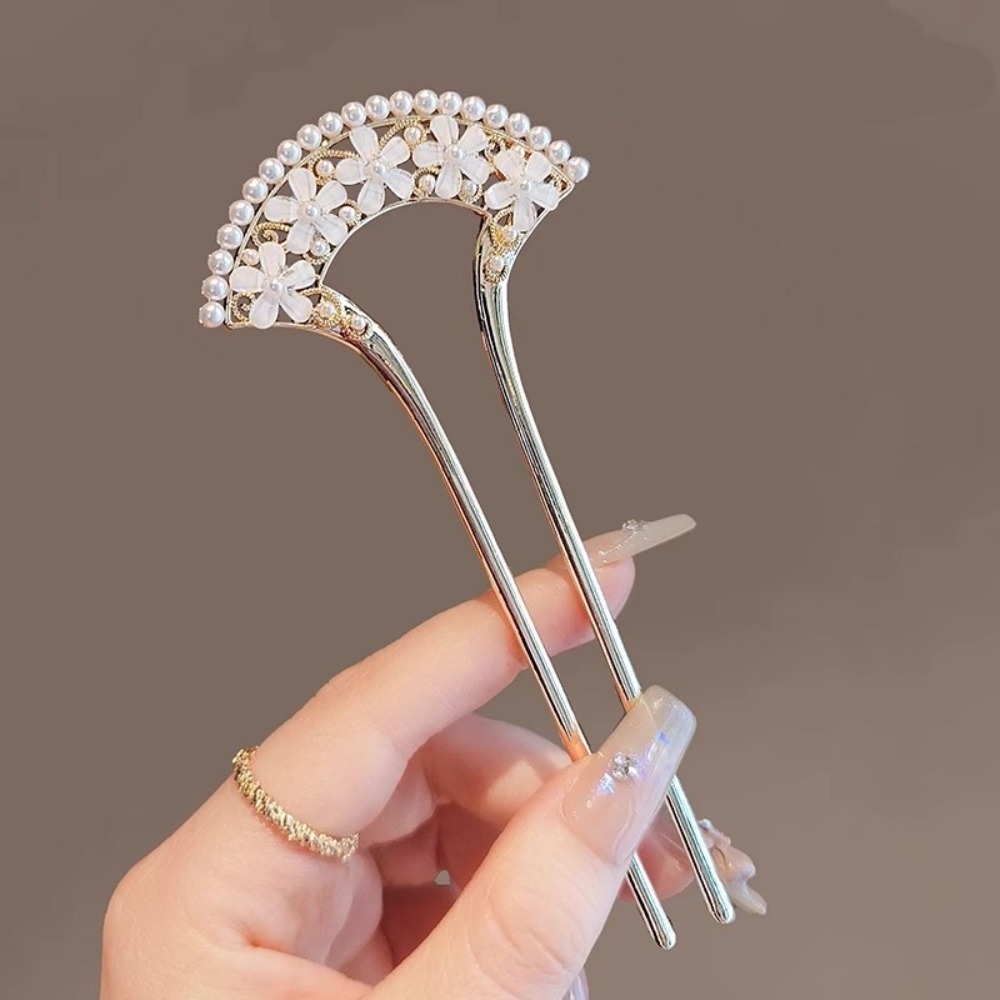 Pearl Hair Pin - Épingles à cheveux rétro en perles,
