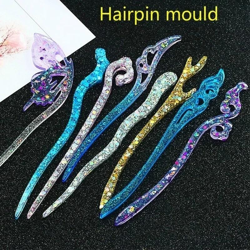 Pearl Hair Pin - Épingle à cheveux transparente en Silicone,