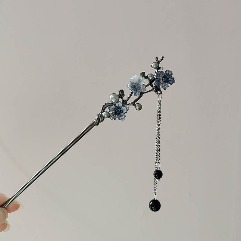 Pearl Hair Pin - Bâtonnet à cheveux classique en métal,