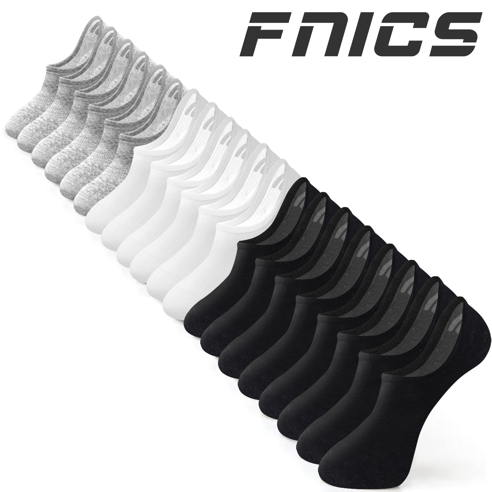 Women'S Ankle Accessories - 10 paires de chaussettes invisibles pour