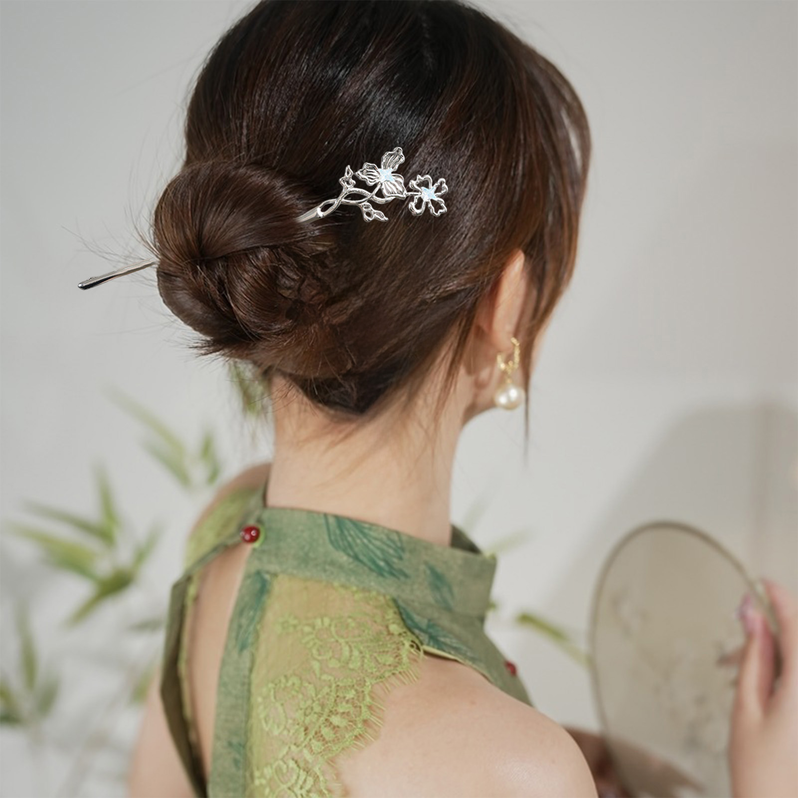 Bâtons de cheveux en alliage d - Pearl Hair Pin avis et prix