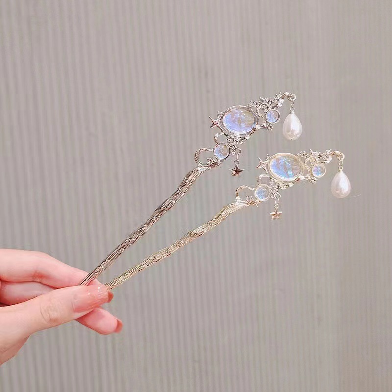 Épingle à cheveux en pierre de - Pearl Hair Pin avis et prix