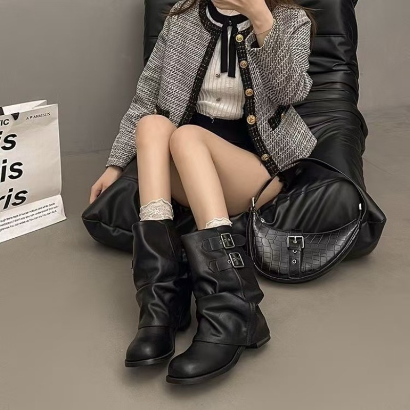 Bottes mi-mollet noires pour f - Women'S Ankle Accessories avis et prix