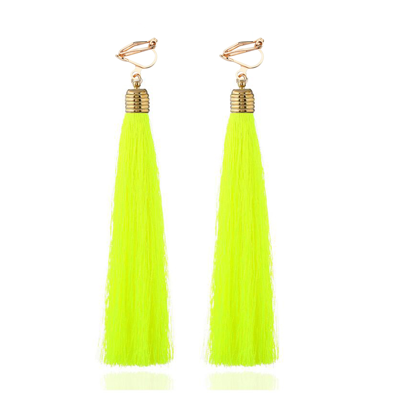 Boucles d'oreilles à clipser e - Tassel Earrings Boho avis et prix