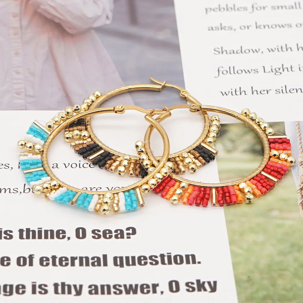 Boucles d'oreilles en perles d - Tassel Earrings Boho avis et prix
