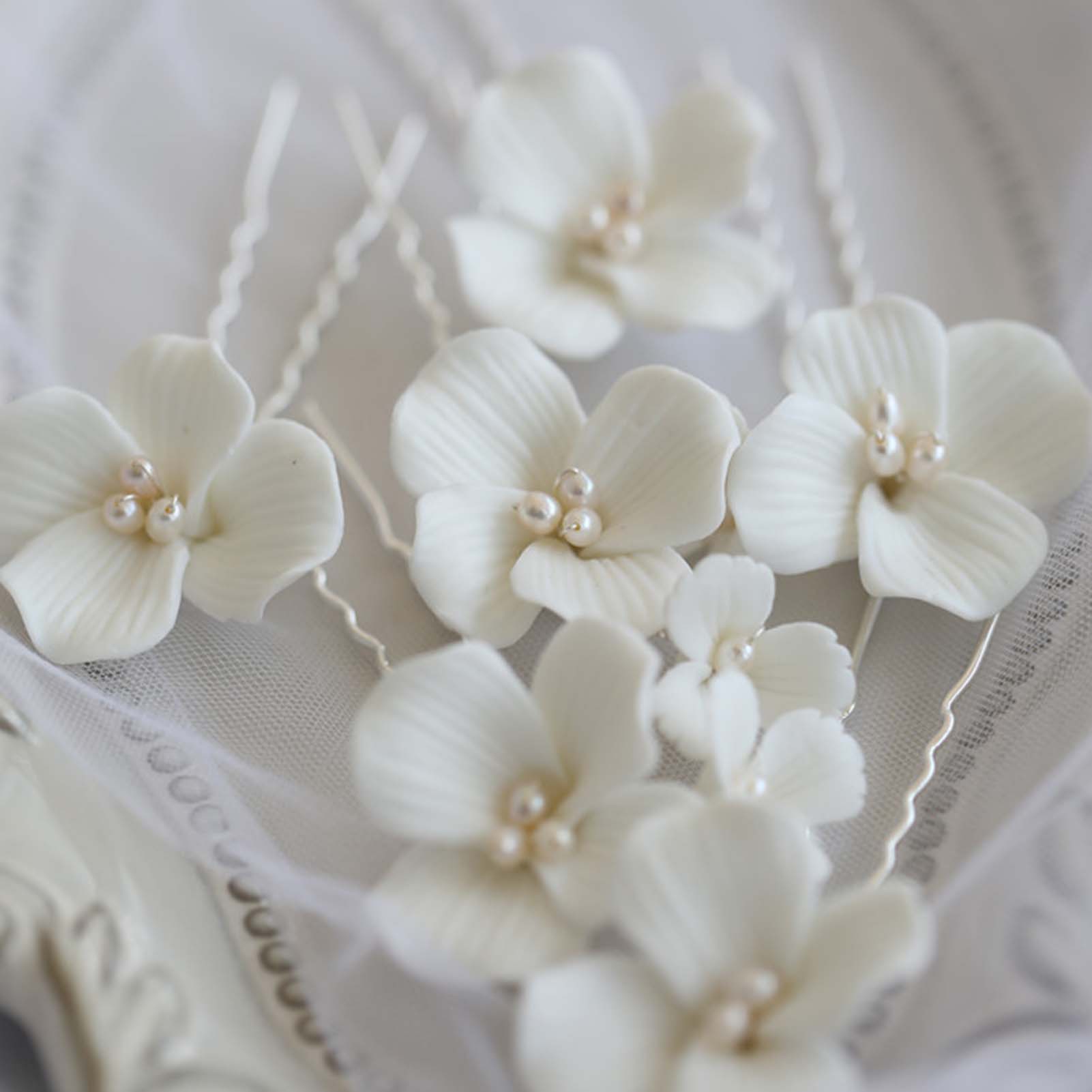 Épingles à cheveux florales po - Pearl Hair Pin avis et prix