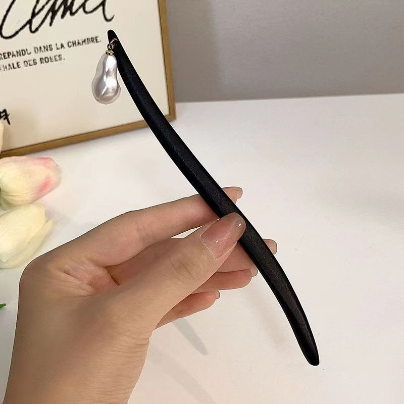 Bâtons de cheveux en bois de S - Pearl Hair Pin avis et prix