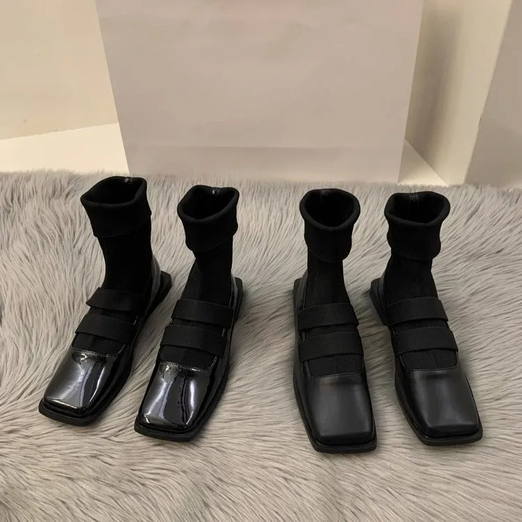 Bottes chaussettes carrées tri - Women'S Ankle Accessories avis et prix