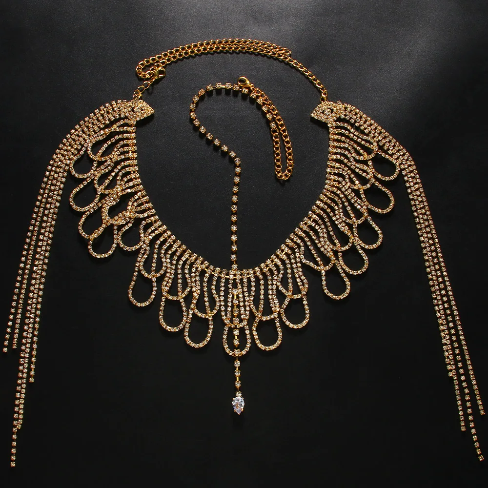 Multicouche strass frange tête - Women Accessories India avis et prix