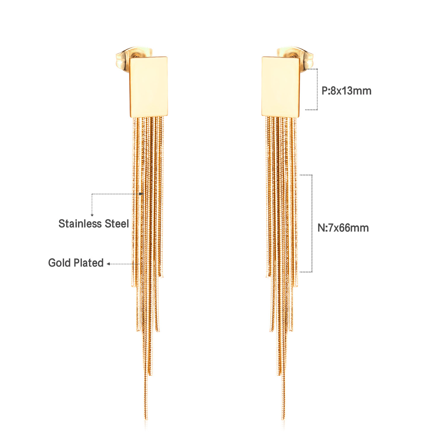 Boucles d'oreilles pendantes v - Tassel Earrings Boho avis et prix