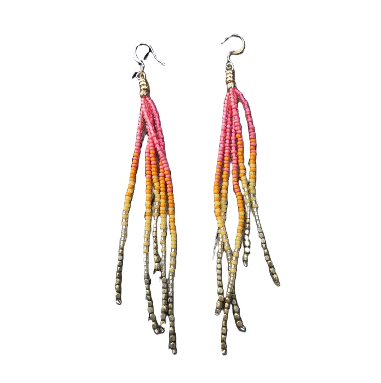 Boucles d'oreilles en perles d - Tassel Earrings Boho avis et prix