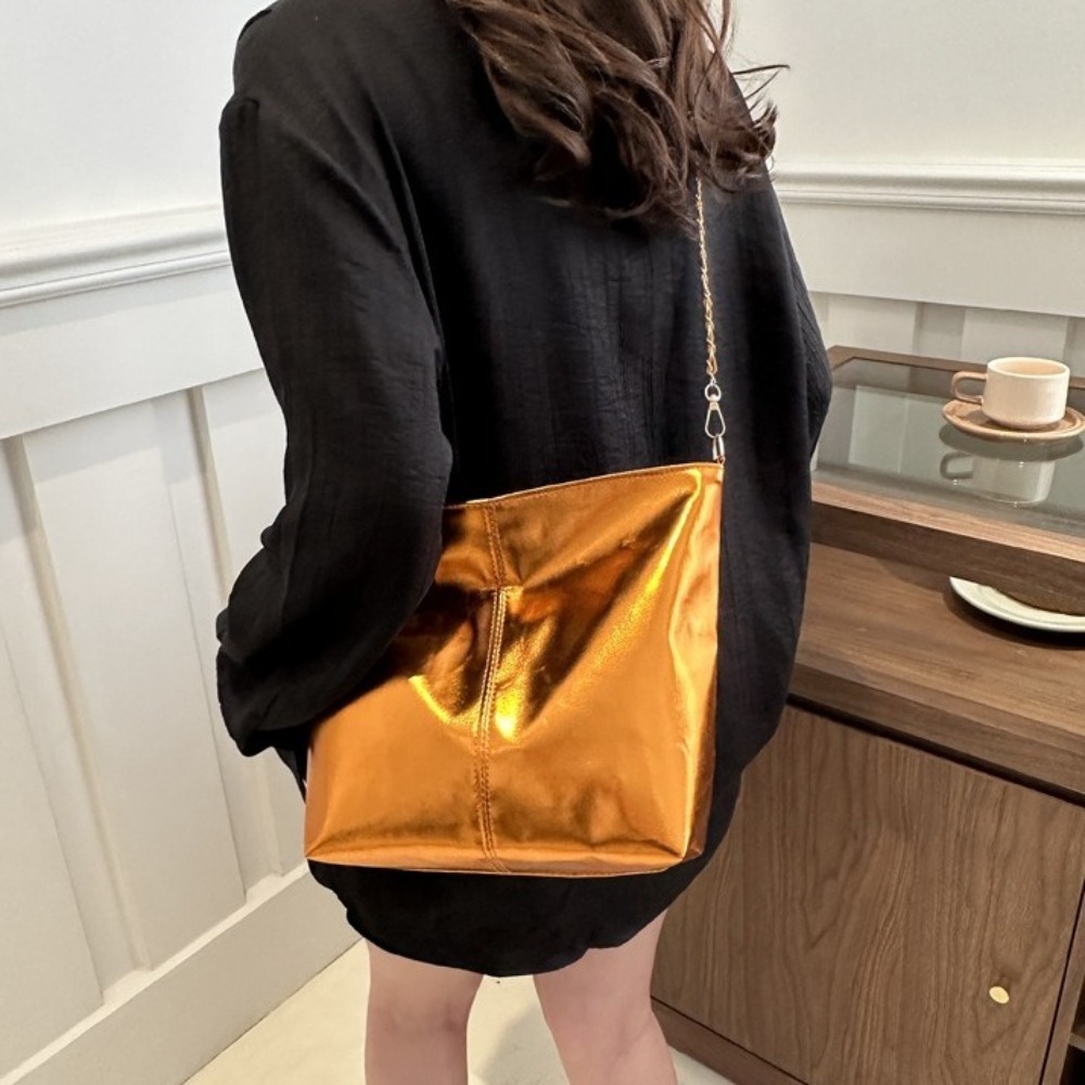 Sac fourre-tout rétro en cuir  - Wallet Chain Bag avis et prix