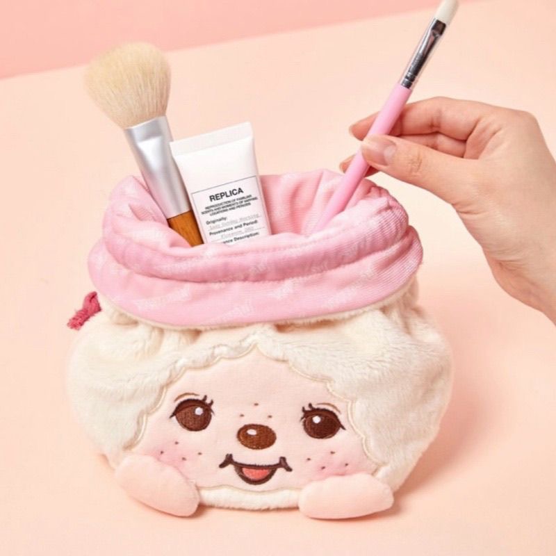 Joli sac à cordon en peluche M - Women'S Vanity Accessories avis et prix