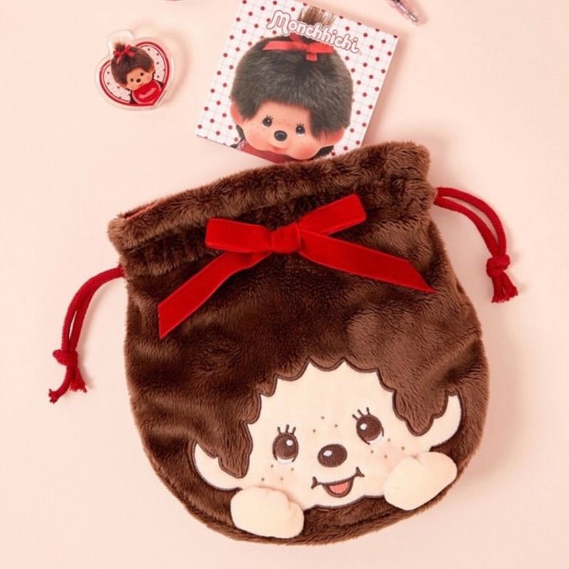 Joli sac à cordon en peluche M - Women'S Vanity Accessories avis et prix