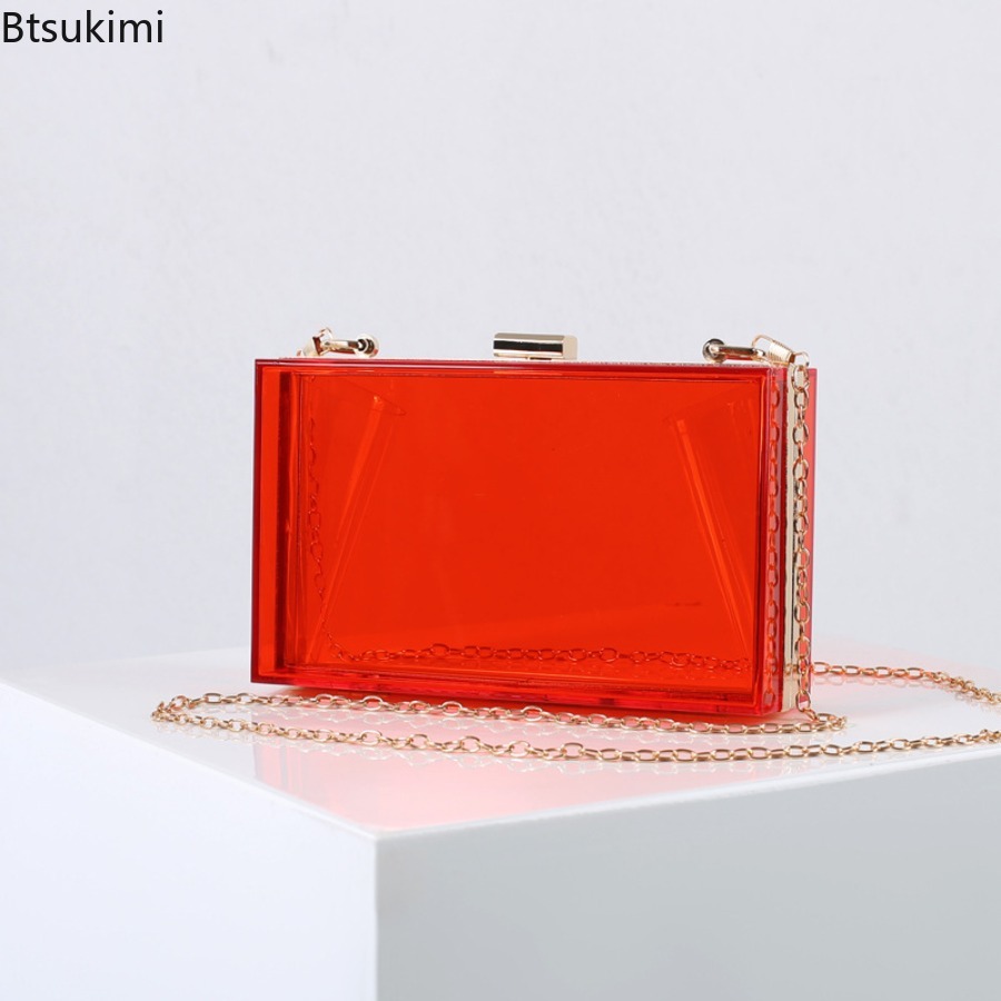 Sacs de soirée transparents en - Wallet Chain Bag avis et prix