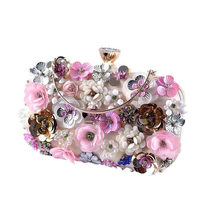 Mode femmes sacs fleur diamant - Wallet Chain Bag avis et prix