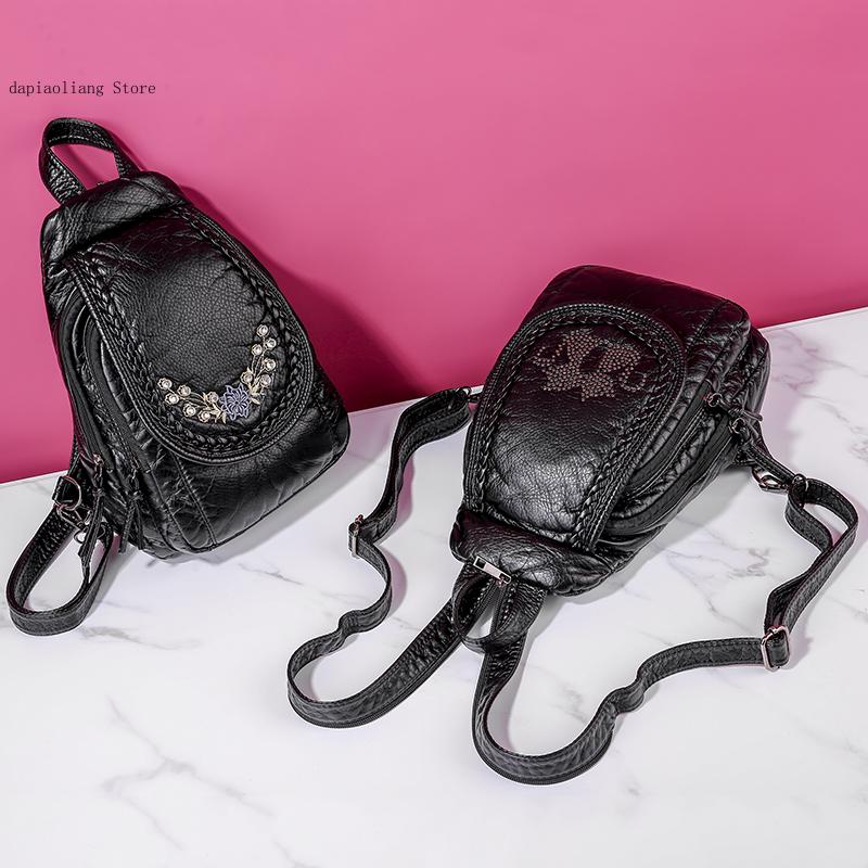 Sac à dos en cuir PU souple po - Women Accessories Pouch avis et prix