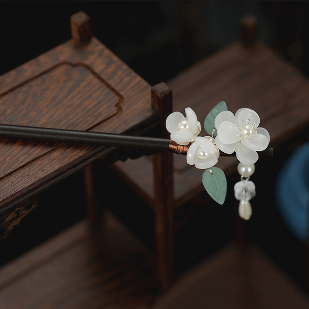 Épingle à cheveux rétro fleur  - Pearl Hair Pin avis et prix