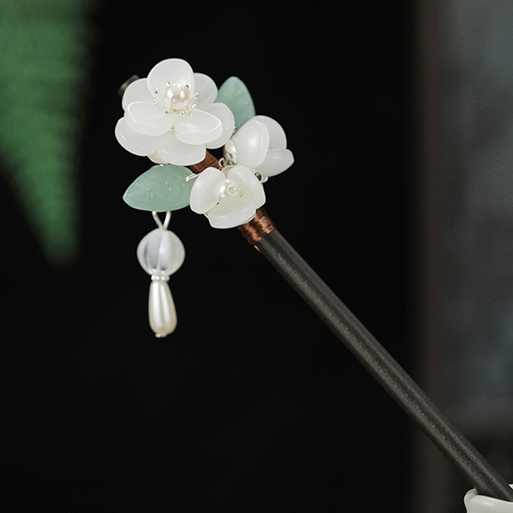 Épingle à cheveux rétro fleur  - Pearl Hair Pin avis et prix
